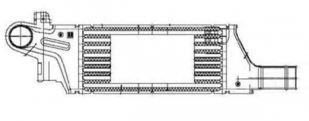Intercooler - Radiator intercooler OPEL COMBO caroserie inchisa/combi NRF 30429