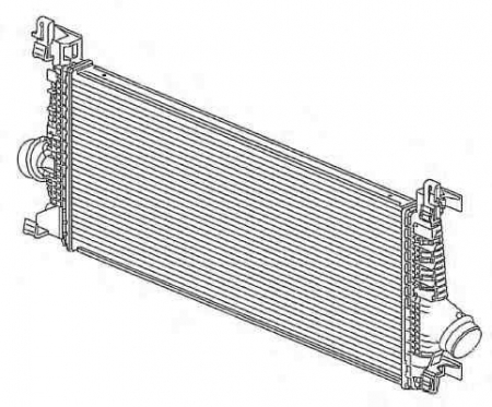 Intercooler - Radiator intercooler OPEL INSIGNIA limuzina NRF 30318