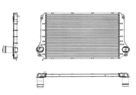 Intercooler - Radiator intercooler TOYOTA COROLLA Verso (ZER_, ZZE12_, R1_) NRF 30784