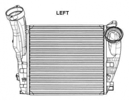 Intercooler - Radiator intercooler VW TOUAREG (7LA, 7L6, 7L7) NRF 30286