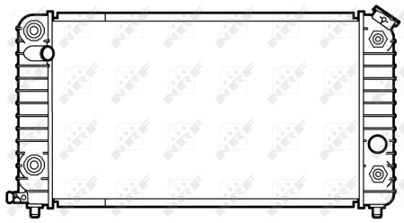 Radiator apa - Radiator motor (Automat/Manual) potrivit CHEVROLET BLAZER S10, S10; GMC JIMMY 2.2/4.3