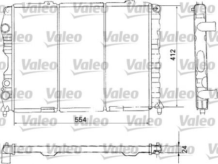 Radiator apa - Radiator motor potrivit ALFA ROMEO GTV, SPIDER 1.8-3.2