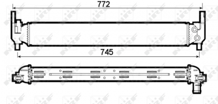 Radiator apa - Radiator motor potrivit AUDI A1; SEAT IBIZA IV, IBIZA IV SC, IBIZA IV ST, TOLEDO IV; SKODA FABIA II, FABIA III, RAPID, ROOMSTER, ROOMSTER PRAKTIK; VW POLO, POLO V 1.0-1.4D