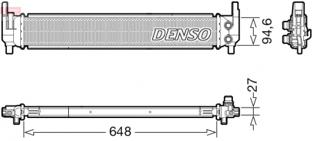 Radiator apa - Radiator motor potrivit AUDI A3, Q2; SEAT ATECA, LEON, LEON SC, LEON ST; SKODA OCTAVIA III; VW GOLF ALLTRACK VII, GOLF SPORTSVAN VII, GOLF VII, TOURAN 1.0/1.2/1.6D