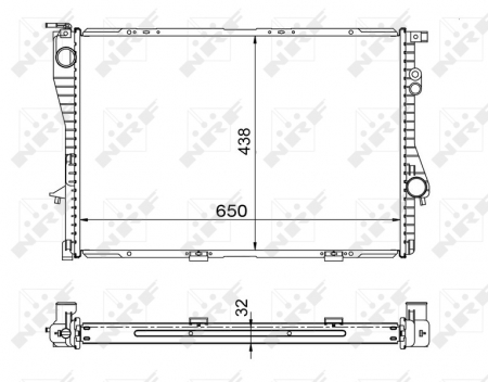 Radiator motor potrivit BMW Seria 5 (E39), 7 (E38) 2.5D [2]