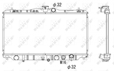 Racire - Radiator motor potrivit HONDA PRELUDE III 2.0