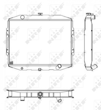 Radiator motor potrivit HYUNDAI GALLOPER I, GALLOPER II 2.5D/3.0 [1]