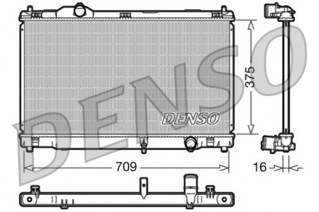 Radiator apa - Radiator motor potrivit LEXUS IS II 2.5