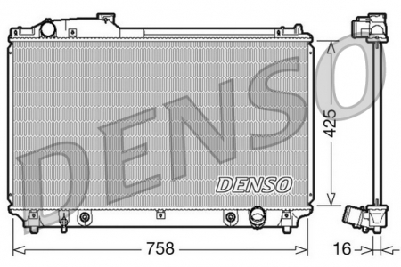 Radiator apa - Radiator motor potrivit LEXUS LS 4.3