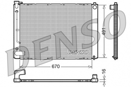 Radiator apa - Radiator motor potrivit LEXUS RX 3.0
