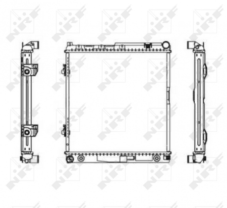 Radiator motor potrivit MERCEDES 124 (C124), 124 (W124), 124 T-MODEL (S124) 2.0/2.3 [2]