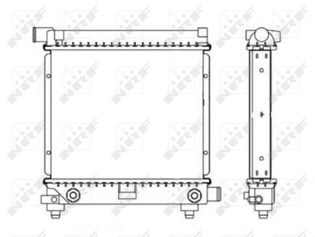 Radiator motor potrivit MERCEDES 124 (W124), 124 T-MODEL (S124), 190 (W201) 1.8/2.0/2.3 [2]