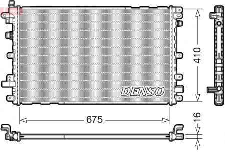 Radiator apa - Radiator motor potrivit OPEL AMPERA 1.4H