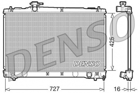 Radiator apa - Radiator motor potrivit TOYOTA AVENSIS VERSO 2.4