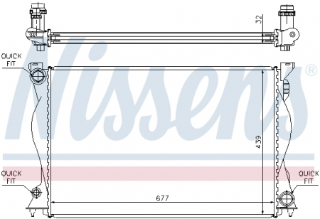 Radiator racire motor (Automat/Manual) potrivit AUDI A6 ALLROAD C6, A6 C6 2.4-3.2 [3]