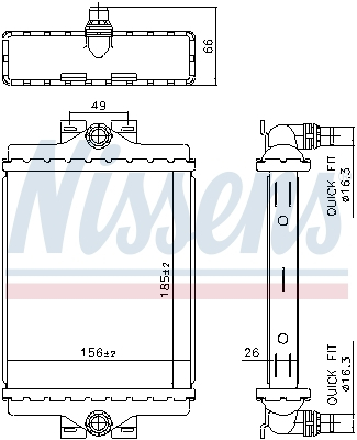 Radiator apa - Radiator racire motor potrivit BMW 2 (F22, F87), 2 (F23), 3 (F30, F80), 3 (F31), 3 GRAN TURISMO (F34), 4 (F32, F82), 4 (F33, F83), 4 GRAN COUPE (F36) 2.0/3.0D