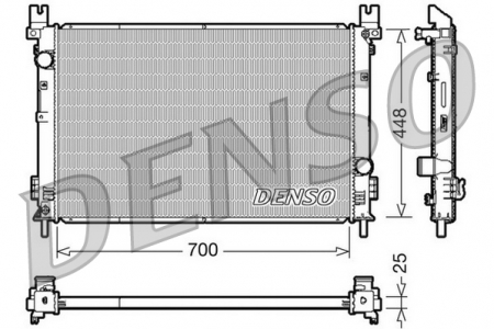 Radiator apa - Radiator racire motor potrivit CHRYSLER PACIFICA 3.5