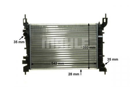 Radiator apa - Radiator racire motor potrivit FIAT GRANDE PUNTO, LINEA 1.2/1.4