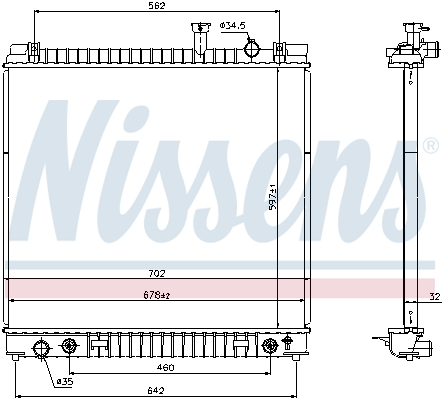 Radiator racire motor potrivit NISSAN TITAN 5.6 -12.04 [2]