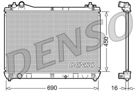 Radiator apa - Radiator racire motor potrivit SUZUKI GRAND VITARA II 2.0/2.4