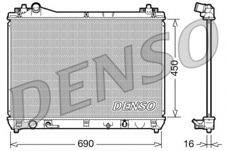 Radiator apa - Radiator racire motor potrivit SUZUKI GRAND VITARA II 2.0/2.4