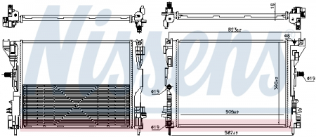 Radiator apa - Radiator racire motor potrivit TOYOTA TACOMA 2.7/4.0
