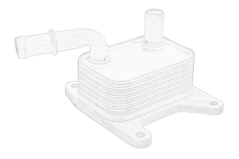 Radiator ulei - Radiator ulei potrivit DACIA LOGAN II, LOGAN MCV II, SANDERO II, SANDERO III; RENAULT CLIO V 1.0 12.16-
