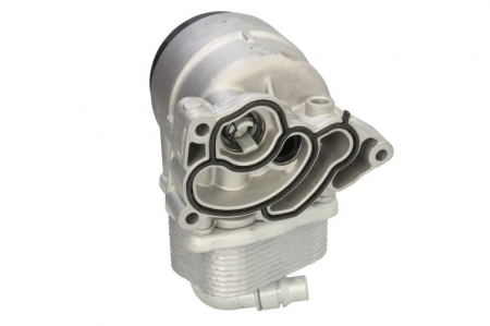 Radiator ulei termoflot cu carcasa filtru potrivit BMW Seria 1 (E81), 1 (E82), 1 (E87), 1 (E88), 3 (E46), 3 (E90), 3 (E91), 3 (E92), 3 (E93), 5 (E60), 5 (E61), X1 (E84), X3 (E83) 1.6-2.0ALK 10.99-06.1 [1]