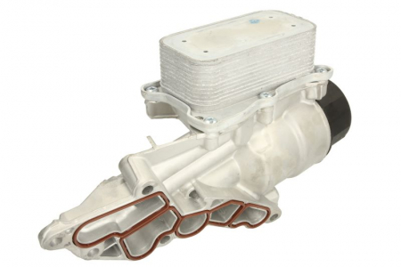Radiator ulei - Radiator ulei termoflot cu carcasa filtru potrivit MERCEDES C (CL203), C T-MODEL (S203), C T-MODEL (S204), C (W203), C (W204), CLC (CL203), CLK (A209), CLK (C209), CLS (C219), E (A207) 2.5-5.5 06.04-