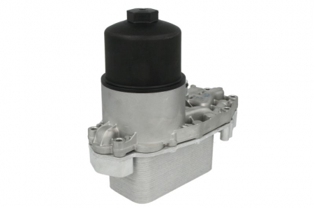 Radiator ulei - Radiator ulei termoflot (cu carcasa filtru ulei ; cu garnitura) potrivit CITROEN C5 III, C6; JAGUAR F-PACE, XF II, XF SPORTBRAKE, XJ; LAND ROVER DISCOVERY IV, RANGE ROVER IV, RANGE ROVER SPORT I 3.0D/