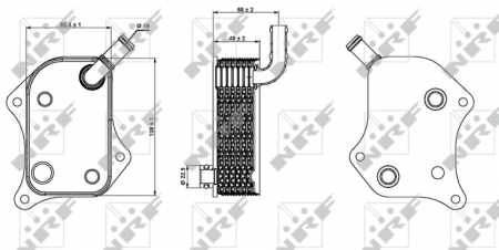 Radiator ulei termoflot potrivit AUDI A4 B6, A4 B7, A6 C5; VW PASSAT B5.5 2.0 11.00-06.08 [4]
