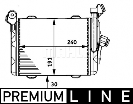 Radiator ulei - Radiator ulei termoflot potrivit BMW Seria 5 (E39), 7 (E38) 2.5D/4.4 01.96-05.04