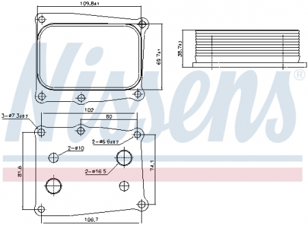 Radiator ulei - Radiator ulei termoflot potrivit HONDA CIVIC IX, CIVIC X 2.0 08.15-