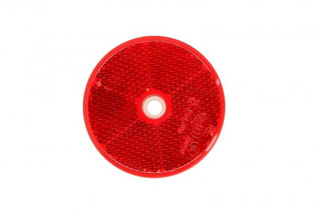 Piese Auto - Reflector rotund, rosu, diametru 60mm