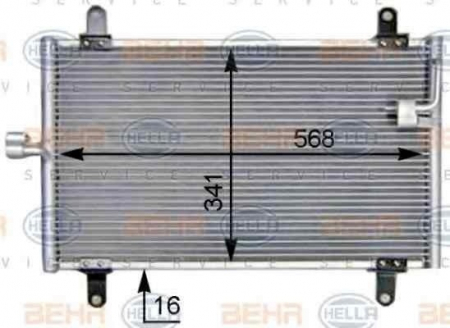 Radiator clima AC - Regulator trepte ventilator habitaclu PEUGEOT 307, 307 SW 1.4-2.0D intre 2000-2009