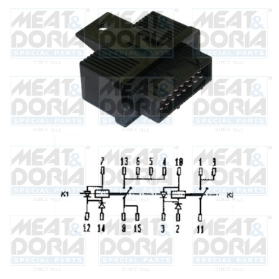 Piese Auto - Releu pompa combustibil potrivit CITROEN BERLINGO, EVASION; PEUGEOT EXPERT, PARTNER/MINIVAN 1.1-2.0 06.94-12.15