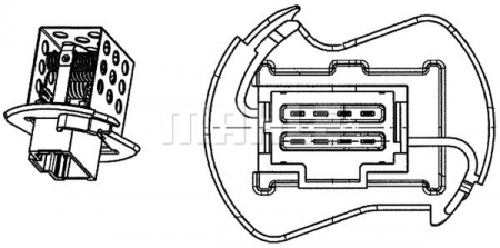 Rezistenta ventilator habitaclu regulator NISSAN INTERSTAR; OPEL MOVANO; RENAULT MASTER II 1.9D-3.0D dupa 2000 [1]
