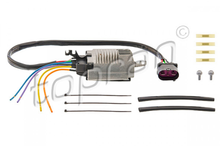 Rezistenta ventilator - Rezistor habitaclu (controlor) potrivit AUDI A4 B6, A4 B7, A6 ALLROAD C6, A6 C6 1.6-5.2 11.00-08.11
