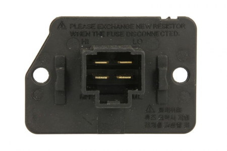 Rezistor habitaclu (rezistor) potrivit HYUNDAI ELANTRA IV, ELANTRA V, GRAND SANTA FÉ, I30, IX20, IX35, SANTA FÉ II, SANTA FÉ III, SONATA V, SONATA VI, TUCSON 1.4-3.3 01.05- [1]