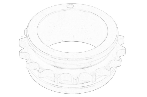 Piese Auto - Roata dintata arbore cotit (lant de distributie) potrivit HYUNDAI I30, I40 I, IX20, IX35, KONA, TUCSON, VELOSTER; KIA CARENS IV, CEE'D, CEED, PRO CEE'D, SOUL II, SPORTAGE III 1.4/1.6/1.6D 02.10-