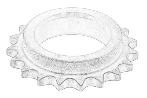 Piese Auto - Roata dintata arbore cotit potrivit BMW 1 (E81), 1 (E82), 1 (E87), 1 (E88), 1 (F20), 1 (F21), 2 (F22, F87), 2 (F23), 3 (E46), 3 (E90), 3 (E91), 3 (E92), 3 (E93), 3 (F30, F80) 1.6-3.0H 03.01-07.20