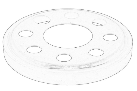 Piese Auto - Roata dintata arbore cotit potrivit BMW 1 (E87), 3 (E90), 5 (E61) 2.0D/2.5D 03.04-10.11