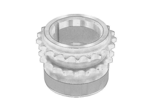 Piese Auto - Roata dintata arbore cotit potrivit BMW 3 (E46), 5 (E60), 5 (E61), 7 (E65, E66, E67), X3 (E83) 2.0D/2.5D/3.0D 10.99-12.10