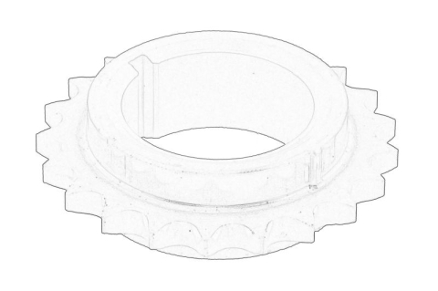 Piese Auto - Roata dintata arbore cotit potrivit CITROEN C4 AIRCROSS; MITSUBISHI ASX, LANCER VIII, OUTLANDER II, OUTLANDER III; PEUGEOT 4008 1.8D/2.2D 11.06-