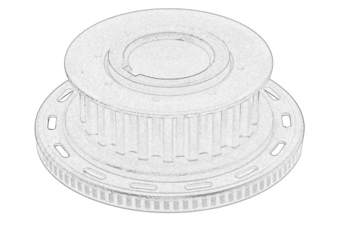 Piese Auto - Roata dintata arbore cotit potrivit FORD B-MAX, C-MAX II, ECOSPORT, FIESTA VI, FOCUS III, FOCUS III/HATCHBACK, FOCUS III/KOMBI, FOCUS IV, GRAND C-MAX, KA+ III 1.5D 09.14-