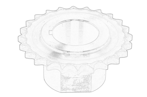 Piese Auto - Roata dintata arbore cotit potrivit HYUNDAI ACCENT III, I10 I, I20 I, I30, I40 I CW, IX35; KIA CEE'D, CERATO I, PICANTO I, RIO II, SOUL I, VENGA 1.1D-1.7D 03.05-05.19