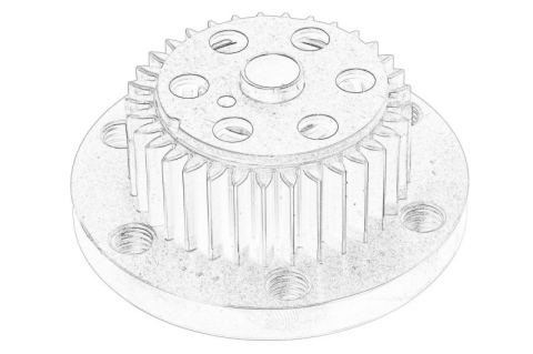 Piese Auto - Roata dintata/pinion ax came (intermediar) potrivit AUDI A4 ALLROAD B8, A4 ALLROAD B9, A4 B7, A4 B8, A4 B9, A5, A6 ALLROAD C6, A6 ALLROAD C8, A6 C6, A6 C8, A7, A8 D3, A8 D4 2.0-4.2D 08.03-