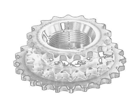 Piese Auto - Roata dintata pompa injectie potrivit BMW 1 (E81), 3 (E46), 3 (E90), 3 (E91), 3 (E92), 3 (E93), 5 (E60), 5 (E61), 6 (E63), 6 (E64), 7 (E65, E66, E67), X3 (E83), X5 (E53) 2.0D/2.5D/3.0D 04.98-12.13