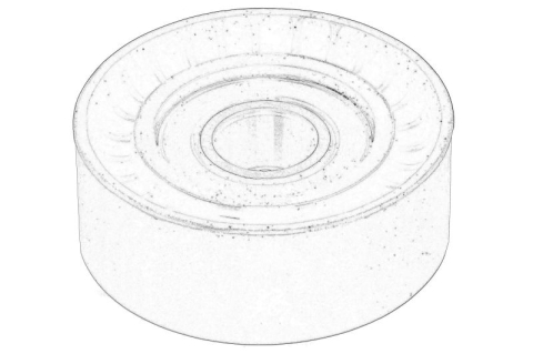 Piese Auto - Rola ghidare/conducere curea transmisie potrivit ALFA ROMEO GIULIA, STELVIO; JEEP GRAND CHEROKEE IV, WRANGLER III, WRANGLER IV 2.0/3.6 11.10-