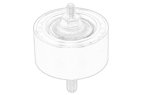 Axe - Rola ghidare/conducere curea transmisie potrivit BMW 5 (F10), 5 (F11), X5 (E70), X5 (F15, F85), X6 (E71, E72), X6 (F16, F86) 3.0D 01.10-07.19